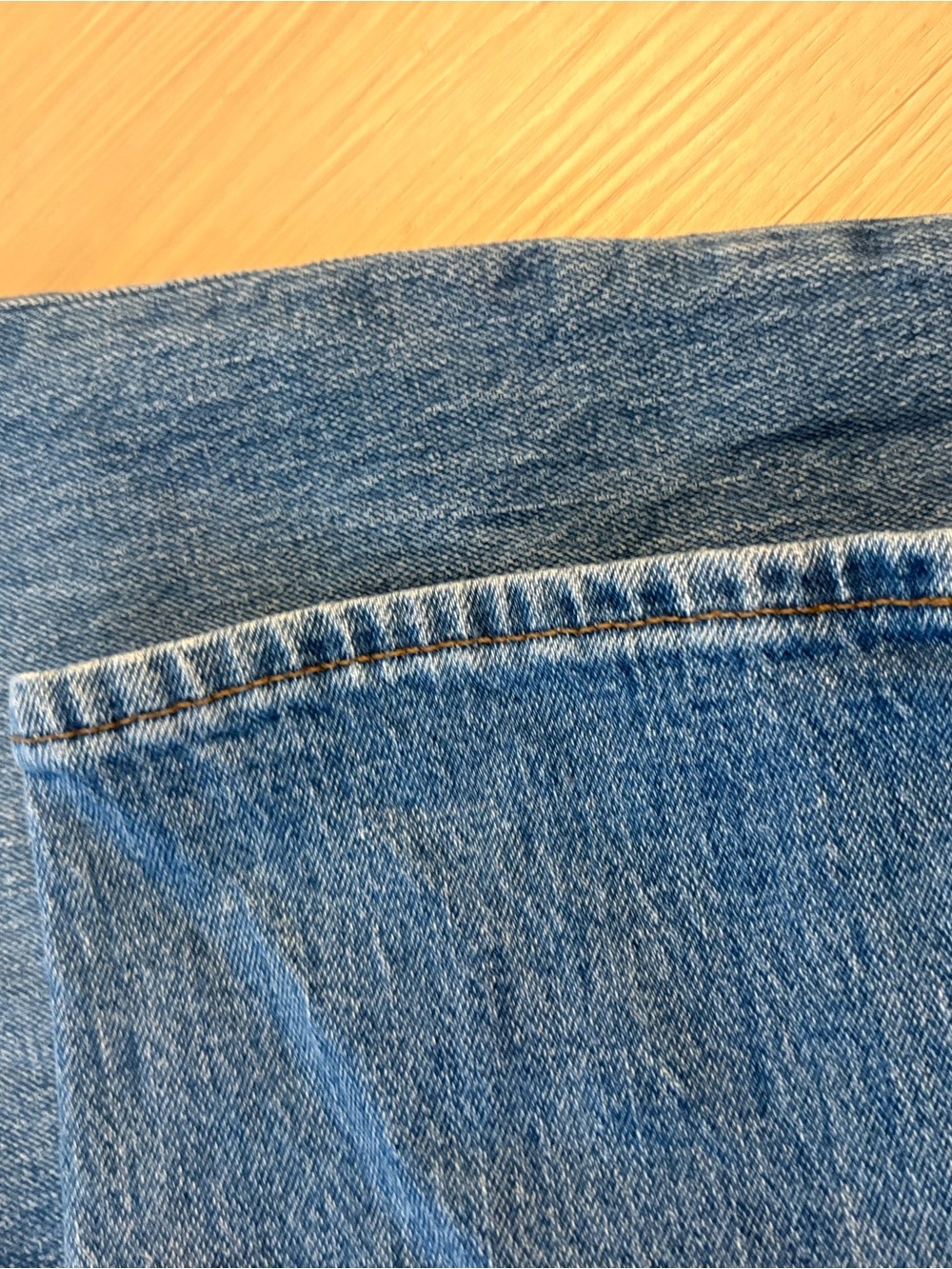 Madewell Straight-Leg‎ Blue Denim Jeans - Picture 6 of 10